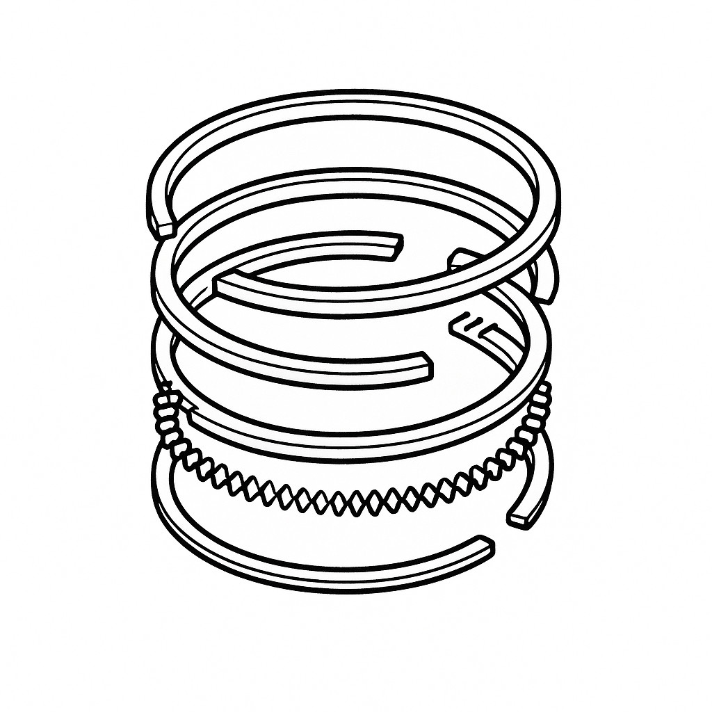 Piston Rings 0.00 (STD) Per Piston